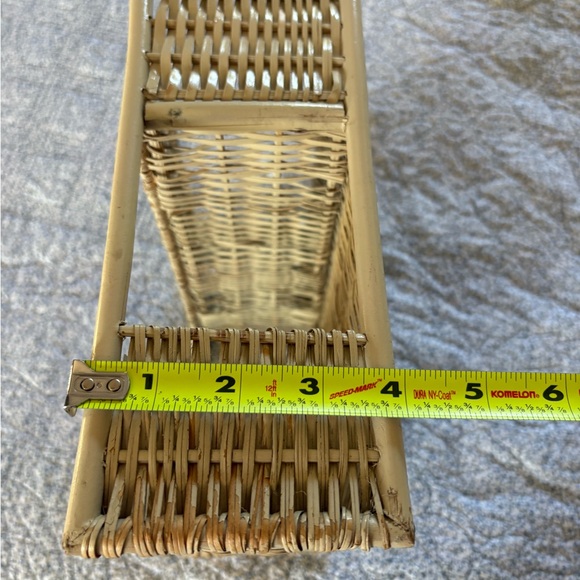 Woven Rattan Magazine Rack - Picture 5 of 5